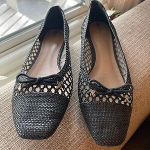 Sam Edelman May Black Mesh Flats